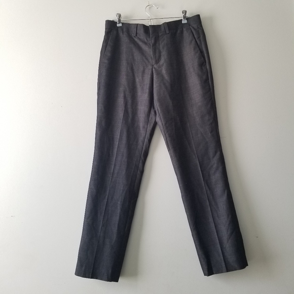 NEW Perry Ellis Gray Slim Fit Dress Pants 31x30 - Picture 3 of 10